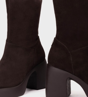 Wonders Botines de Piel Lady 101 Marrón