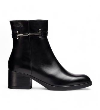 Wonders Parrast Leather Ankle Boots preto