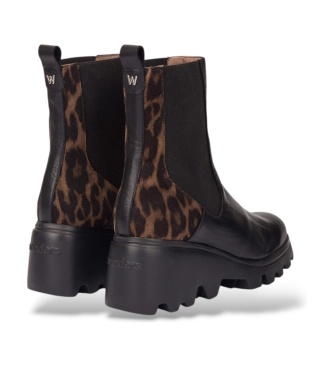 Wonders Botines de Piel Toronto 34 Negro