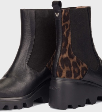 Wonders Botines de Piel Toronto 34 Negro