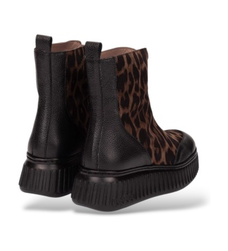 Wonders Xfly 02 Brown Leather Boots