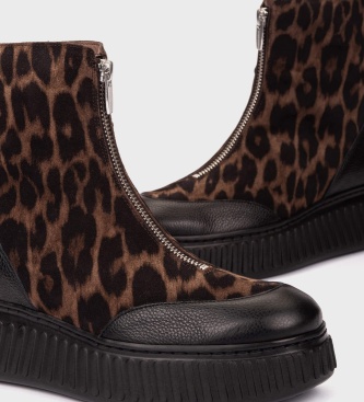Wonders Xfly 02 Brown Leather Boots