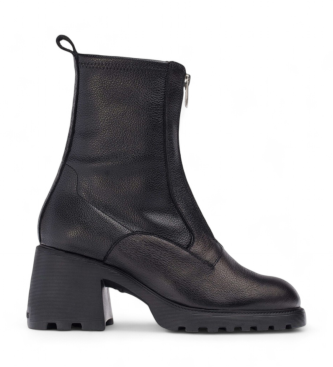 Wonders Bottines en cuir de chevreau noir