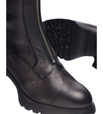 Wonders Bottines en cuir de chevreau noir