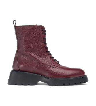 Wonders Bottines en cuir bordeaux Atari