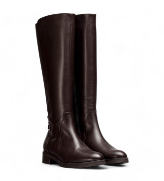 Wonders Botas de couro C-5480 castanho