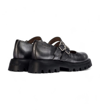 Wonders Leren schoenen Leonor grijs