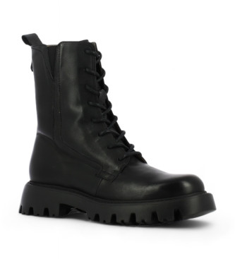 Wonders Lederstiefeletten C-7502 schwarz