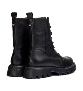 Wonders Bottines en cuir C-7502 noir