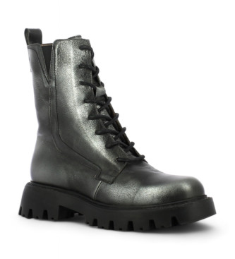 Wonders Leather Ankle Boots Camila grey