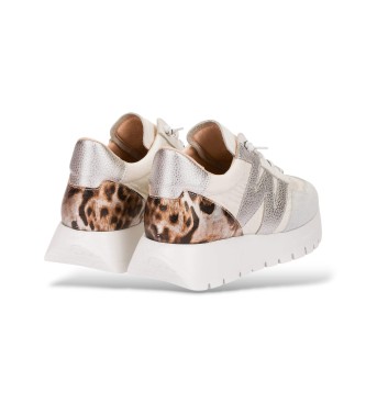 Wonders Zapatillas de Piel Odisei blanco roto