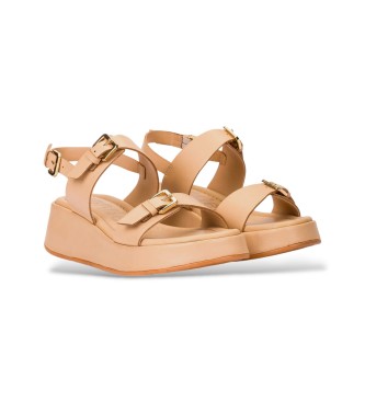 Wonders Sandali in morbida pelle marrone