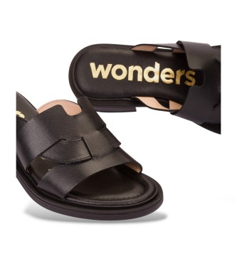 Wonders Wave Sandaler svart