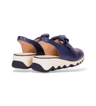 Wonders Lederschuhe Simon02 navy