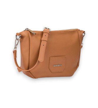 Wonders Bolsa a tiracolo castanha