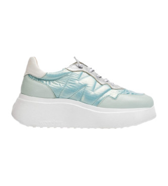 Wonders Berlijn Leren Sneakers Blauw 