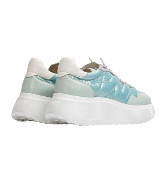 Wonders Berlijn Leren Sneakers Blauw 