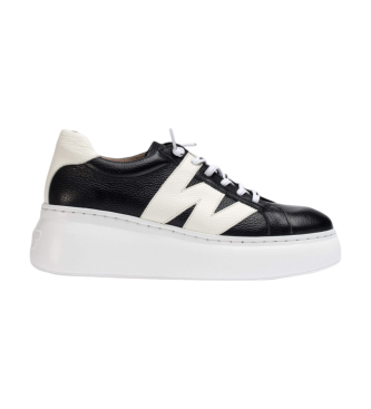 Wonders Dorita Leather Sneakers black