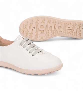 Wonders Leder Turnschuhe Flyfit 02 wei�