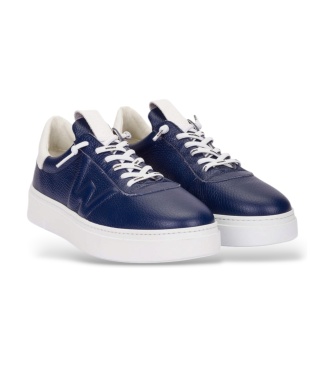 Wonders Pantofole in Pelle Merley 20 Blu Navy