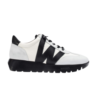 Wonders Meri Leather Sneakers white