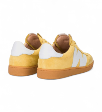 Wonders Leder Turnschuhe Nubia 01 gelb