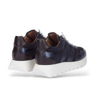 Wonders Odisei 110 sneakers i læder marineblå