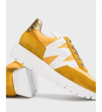 Wonders Sneaker Odisei in pelle gialla