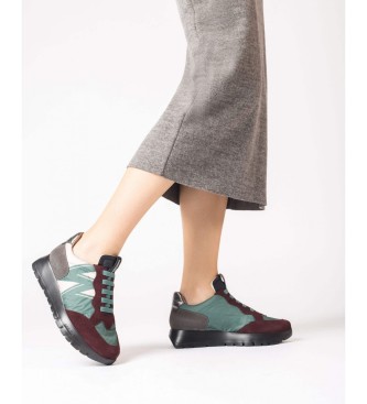 Wonders Odisei multicoloured leather slippers