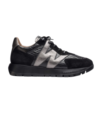 Wonders Odisei Leder Sneakers schwarz