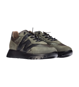 Wonders Leather Sneakers Odisei green