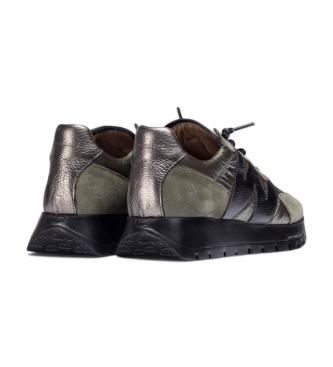 Wonders Leather Sneakers Odisei green