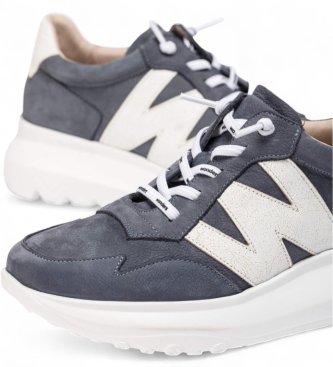 Wonders Leder Sneakers Samira blau