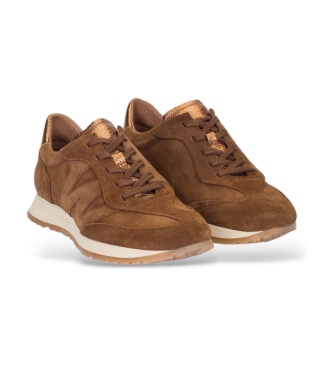 Wonders Sneaker in pelle Towanda 11 Marrone