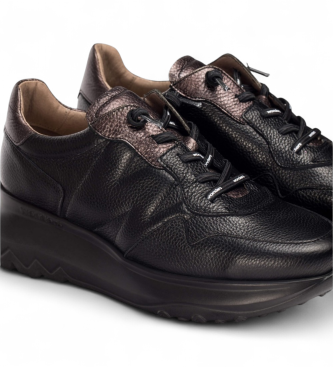 Wonders Ultrafly 10 chaussures en cuir noir
