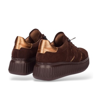 Wonders Scarpe in Pelle Xfly 01 Marrone