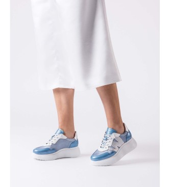 Wonders Sneakers i l�der Zenit bl�