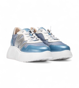 Wonders Sneakers i l�der Zenit bl�