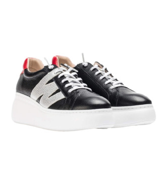 Wonders Zapatillas de piel Zurich negro 