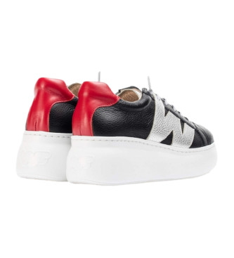 Wonders Sneaker Zurich in pelle nera 