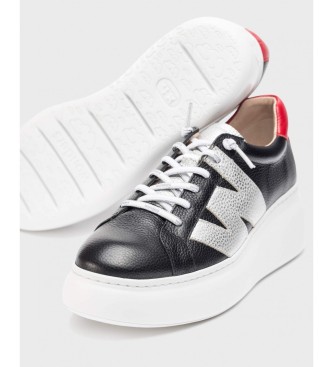 Wonders Sneaker Zurich in pelle nera 