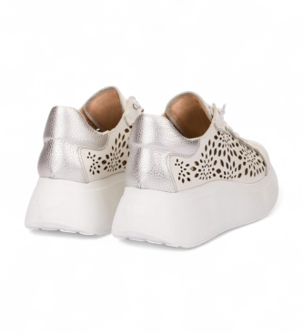 Wonders Leder Turnschuhe Roma 41 wei�