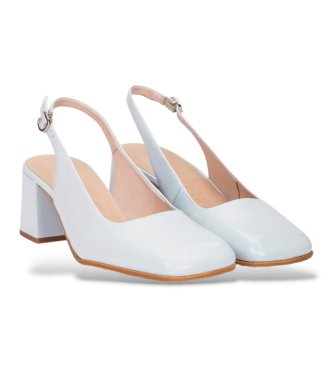Wonders Anila 01 Blue Leather Shoes