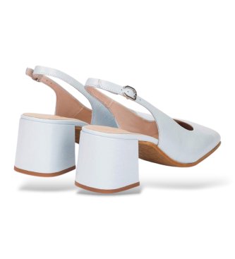 Wonders Anila 01 Blue Leather Shoes