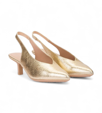 Wonders Zapatos de Piel Flexfit 33 dorado