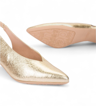 Wonders Zapatos de Piel Flexfit 33 dorado