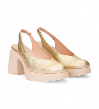 Wonders Zapatos de Piel Lady 90 dorado