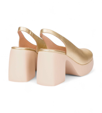 Wonders Zapatos de Piel Lady 90 dorado