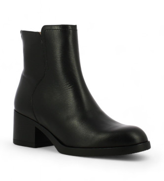 Wonders Bottines en cuir G-6240 noir