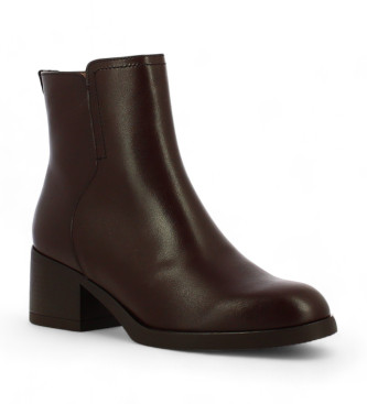 Wonders Bottines en cuir G-6240 marron